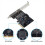 Convertitore per computer SATA III PCIE X4 a SATA 3.0 PCI Express a 5 porte 6