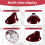 Aufkleber aus echtem Hartcarbon für Fiat 500 Abarth 595 ab 2012 (Autoantenne) 9