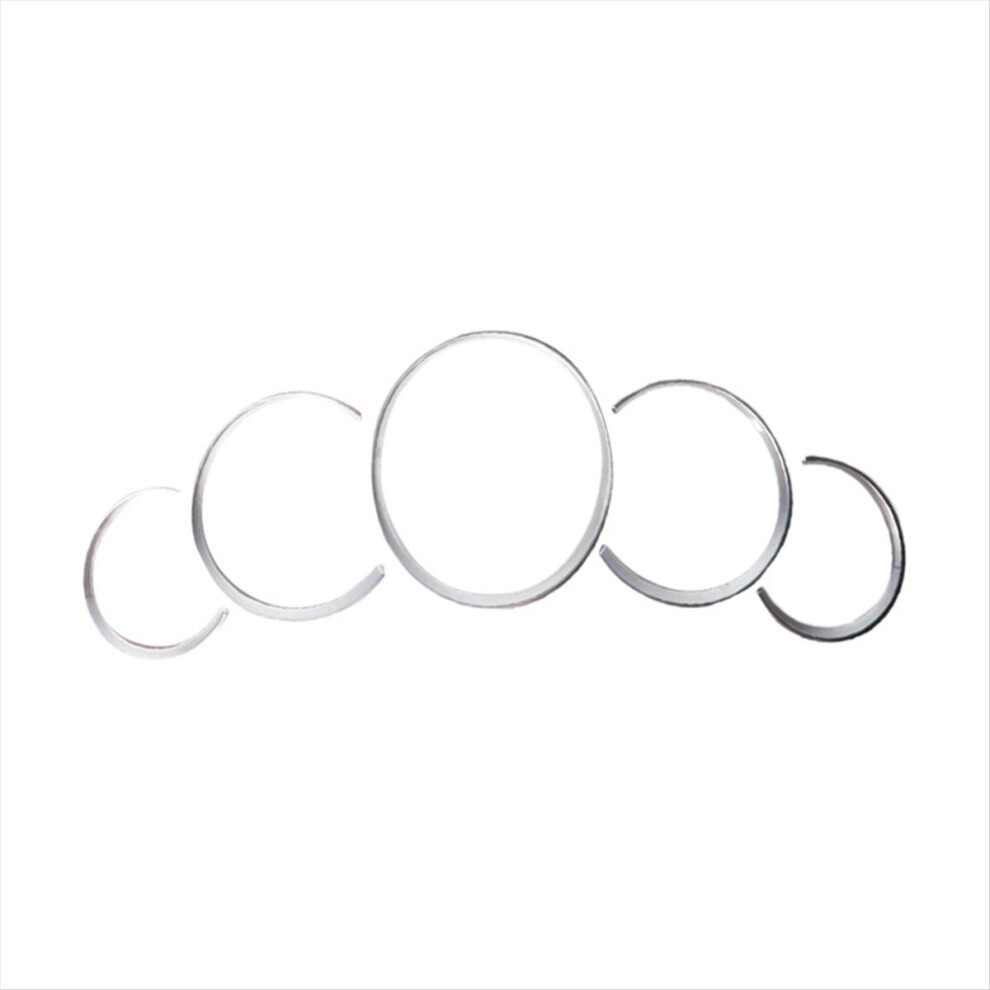 Abs Dashboard Instrument Panel Decorative Ring Cover Trims Sticker For 4852735122023