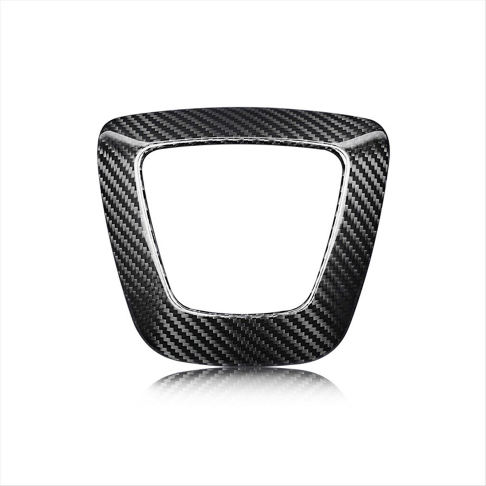 Real Carbon Fiber Sticker Car Steering Wheel Airbag Cover For Tesla Mo 4852735124386