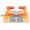 Railway Train Track Block Model DIY Barrier Educational Plaything 6
