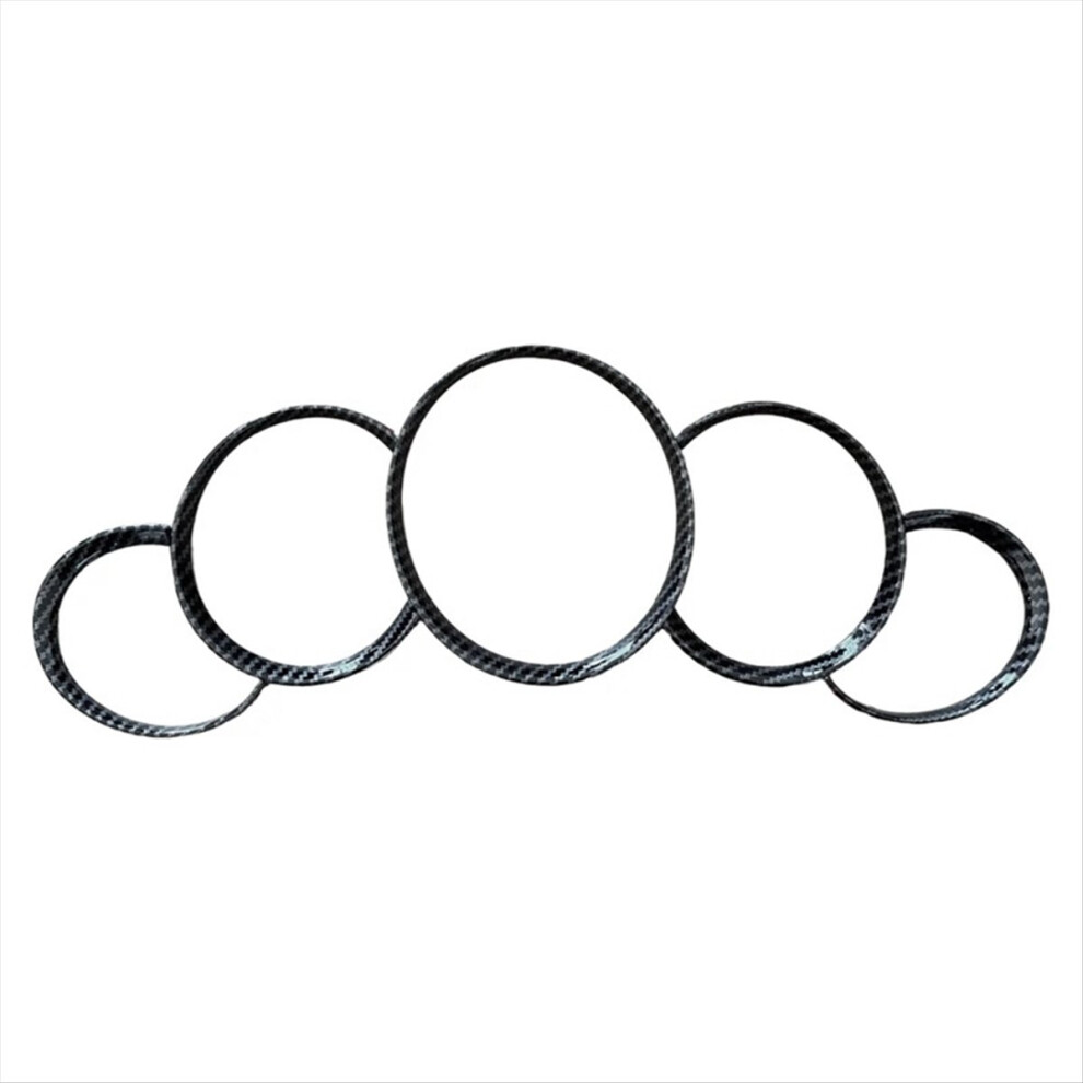 Abs Dashboard Instrument Panel Decorative Ring Cover Trims Sticker For 4852735122016