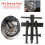 40X80mm Car Gear Puller Armature Bearing Forging Extractor Wheel Repai 5