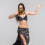 Face Veil With Sequins For Dance Cosplay Halloween Costume Accessory 4