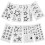8 Sheets Vivid Realistic Temporary Tattoo Sticker Decals 8