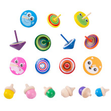 1 Set Of Funny Children Gyro Toys Creative Rotating Tops Plaything
