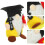 1 Pezzo Decorazione A Con Design Volto Per 8