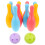 2 Set Bowling Bambini in con Pini e Palline per Interni Esterni 10