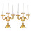 4 Pcs Mini Candleholders High Simulation For Doll House 1
