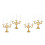 4 Pcs Mini Candleholders High Simulation For Doll House 9