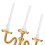 4 Pcs Mini Candleholders High Simulation For Doll House 7