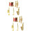 10 Pcs Mini Musical Instruments Decor 8