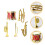10 Pcs Mini Musical Instruments Decor 10