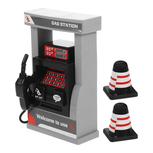 2 Ensembles Jouet Maquette Station-Service