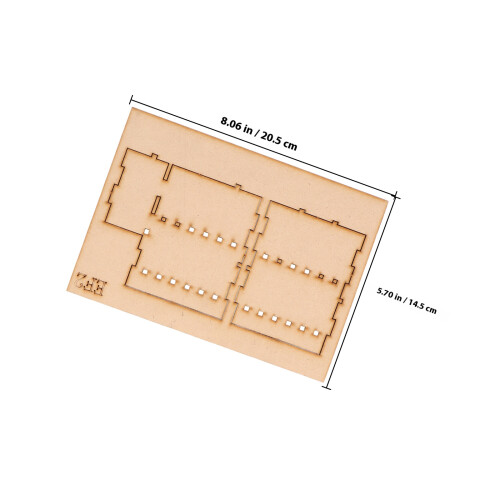 Set Casa 2 In Legno Mediorientale Puzzle 3D Bambini 1