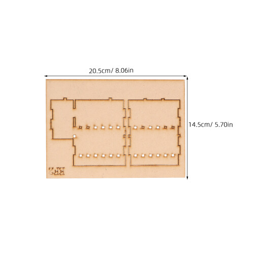 Set Casa 2 In Legno Mediorientale Puzzle 3D Bambini 2