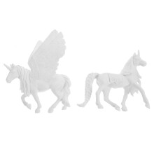 2St Målning Enhörning Hästfigurer För Barn