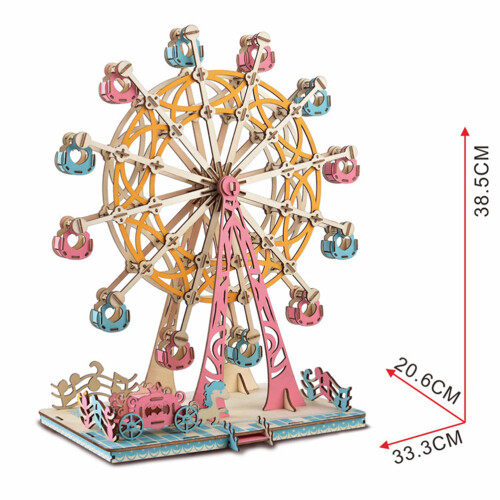 Puzzle 3D In Legno Ruota Da Te 1