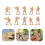 300 Pcs Mini Soldier Model Toy Playset Action Figures 11
