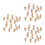 300 Pcs Mini Soldier Model Toy Playset Action Figures 6