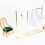 Fake Laundry Rack Simulation Cloth Stand Mini Imitation Drying Rack 11