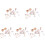 5 Sets Miniature Wooden Baking Tools For Doll House Kitchen Props 4