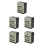 5Pcs Mini Oven Dollhouse Kitchen Microwave Model Cooking Cabinet 4