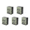 5Pcs Mini Oven Dollhouse Kitchen Microwave Model Cooking Cabinet 9