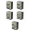 5Pcs Mini Oven Dollhouse Kitchen Microwave Model Cooking Cabinet 7