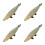 4 Figurine Realistici Atractosteus Spatula Educativo 6