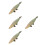 4 Figurine Realistici Atractosteus Spatula Educativo 9