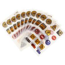 60 Vel Wegwijzer Stickers Diy Verkeersspel Educatief Speelgoed