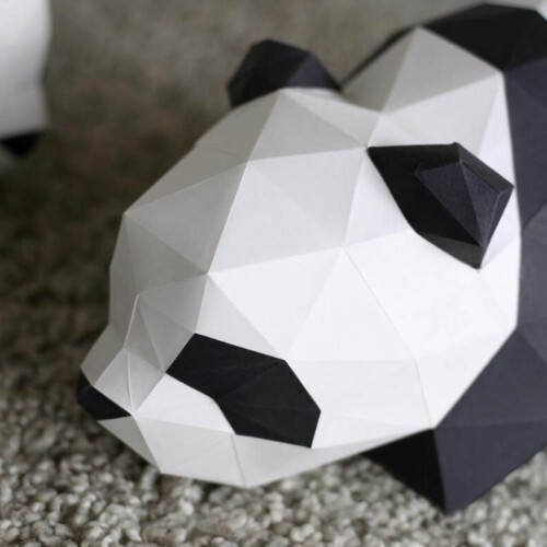 1 Pezzo Panda 3D Da Te Decorazione Origami 1
