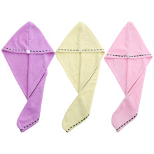 Haarwickel aus Mikrofaser für Damen, schnelltrocknend, super saugfähig, weicher Knopfverschluss, schützt das Haar vor Föhnschäden, ideal für