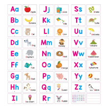 27 Carte Educativo Alfabeto Inglese Parole Divertenti Con Penna