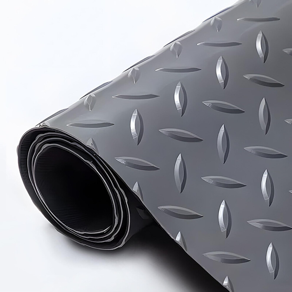 Linoleum Flooring Roll Nonslip Garage Floor Mats 1.5Mm Thick Pvc 1X1m For Under Car 9105992589074