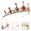 1 Coroa De Cristais Tiara Acessório 2