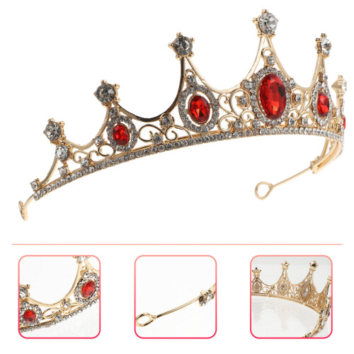 1 Coroa De Cristais Tiara Acessório 1
