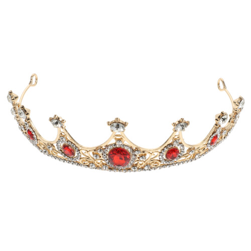 1 Coroa De Cristais Tiara Acessório 2