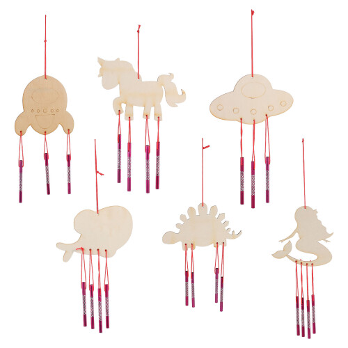 6 Conjuntos De Chime De Com Pingente Doodle 2