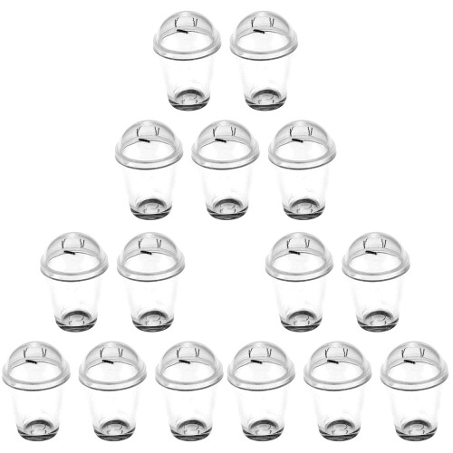 15 Delar Mini Kaffekoppsmodeller Mjölktekoppar 1