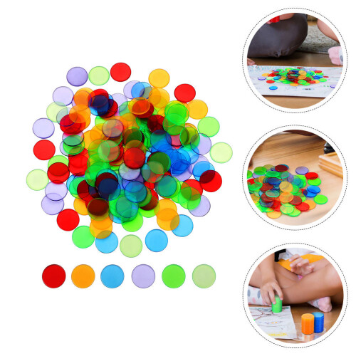 200 Pièces Colorés En Plastique Pour Jeu De 2