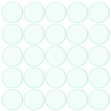 100 Transparante Markers Plastic Telchips Spelbenodigdheden