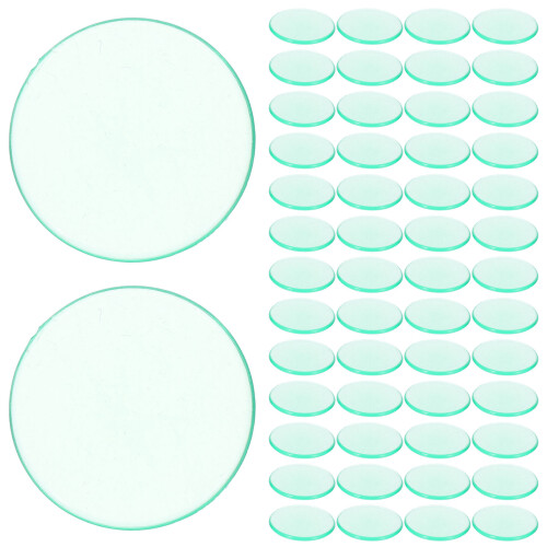 100 Transparante Markers Plastic Telchips Spelbenodigdheden 1