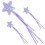 3 Bacchette A Stelle Con Nastro Da Decorazione 8