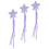 3 Bacchette A Stelle Con Nastro Da Decorazione 10