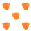 5 Per Parrucche Crazy Fuzzy 7