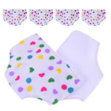 6Pcs Doll Clothes And Diapers For 18 Inch American Dolls