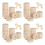 80 Pezzi Per Fai Da Te Ruote Legno Color Khaki 6
