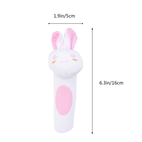 White Plush Handheld Cotton for Infant Learning 1